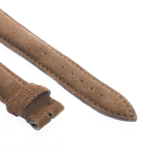 Cinturino Sartoriale Pelle Marrone Scamosciata 20/16 mm B45B classico