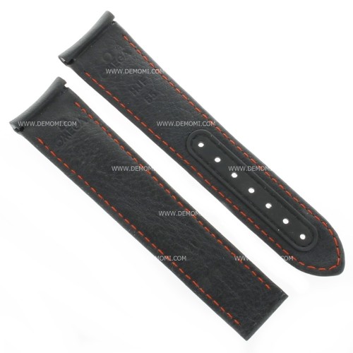 OMEGA cinturino pelle Nero  Speedmaster dark side of the moon 311.92.44.51.01.004 déployante deployante