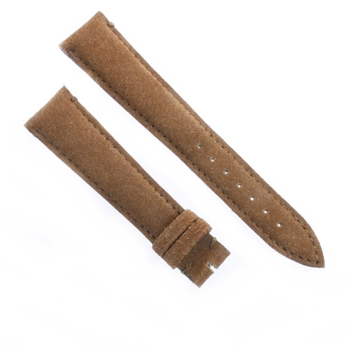 Cinturino Sartoriale Pelle Marrone Scamosciata 20/16 mm B45B classico