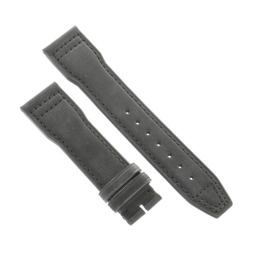 IWC Cinturino originale pelle nera di Santoni 21/18 mm    Per Filiegher chronograph,  Pilot watch, le petit prince 3777