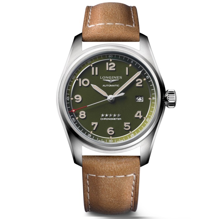 LONGINES SPIRIT L3.810.4.03.2 Acciaio 40 mm Automatico Verde.
