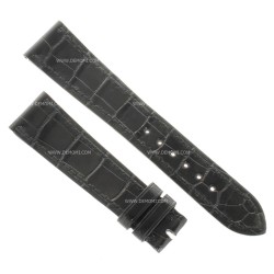 Patek Philippe Cinturino Alligatore nero lucido 20/16mm
