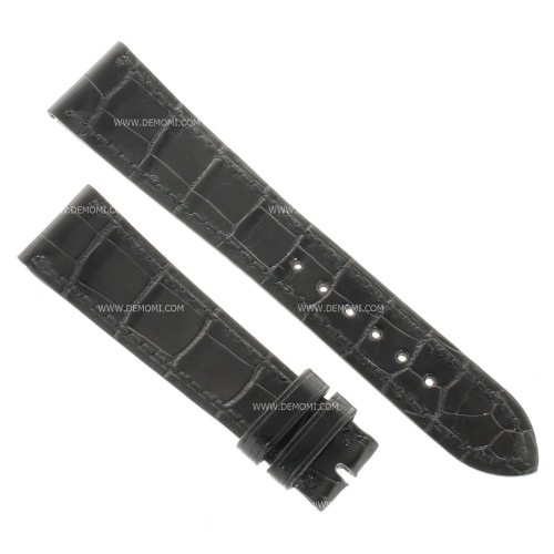 Patek Philippe Cinturino Alligatore nero lucido 20/16mm