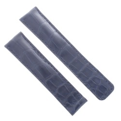 Tag Heuer Cinturino Aftermarket Compatibile Carrera Alligatore Blu 20/18 mm