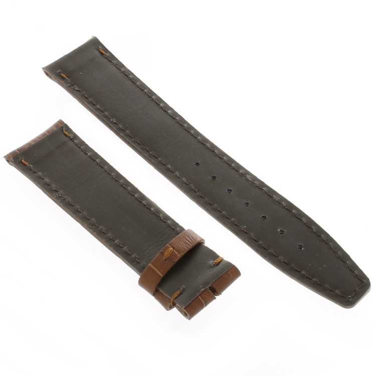 Cinturino IWC Portoghese Aftermarket Compatibile Stampa Marrone Gold 20/18 mm Portoghese
