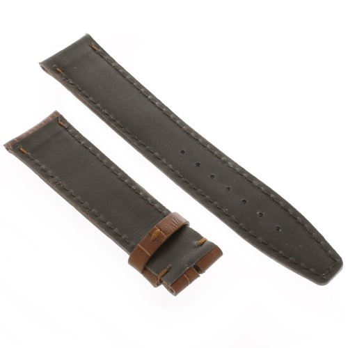 Cinturino IWC Portoghese Aftermarket Compatibile Stampa Marrone Gold 20/18 mm Portoghese