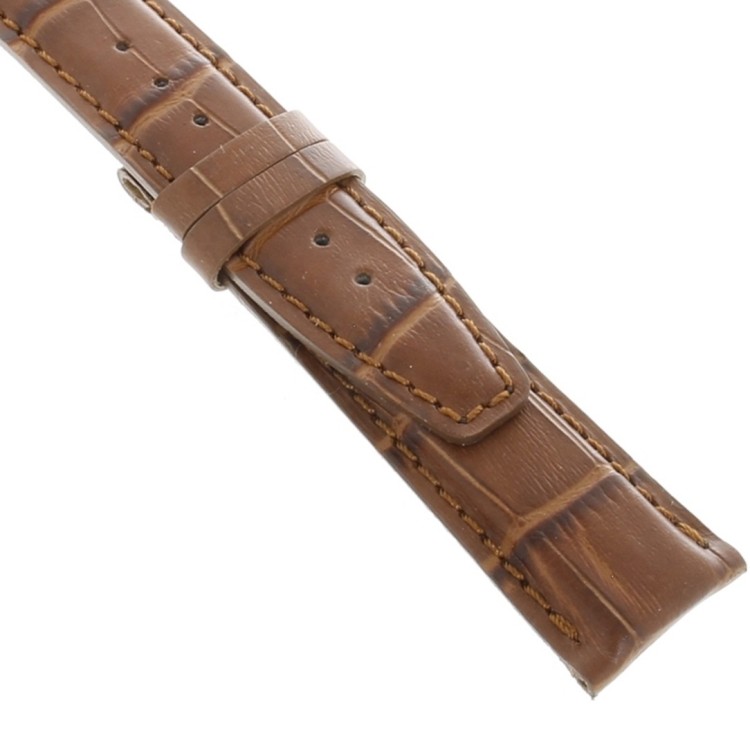 Cinturino IWC Portoghese Aftermarket Compatibile Stampa Marrone Gold 20/18 mm Portoghese
