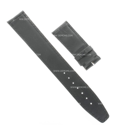 Cinturino IWC Portoghese Aftermarket Compatibile Alligatore Nero 20/18 mm deployante 53/135