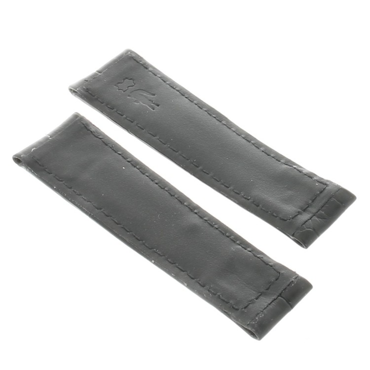 Cinturino Rolex Aftermarket Compatibile Alligatore Nero opaco 19/16 mm B40N per Cellini