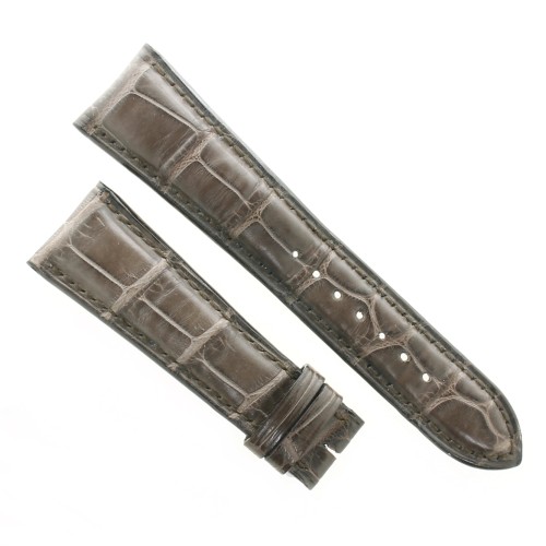 Zenith Cinturino Alligatore Marrone opaco 17/23 mm 23.491