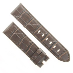 Montblanc Timewalker Cinturino Aftermarket Compatibile Stampa Alligatore Marrone 22/20 mm B45B