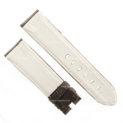 Montblanc Timewalker Cinturino Aftermarket Compatibile Stampa Alligatore Marrone 22/20 mm B45B 2