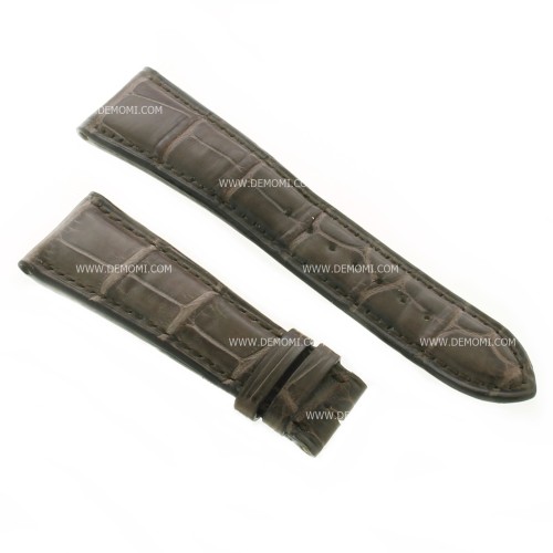 Zenith Cinturino Alligatore Marrone opaco 17/23 mm 23.491