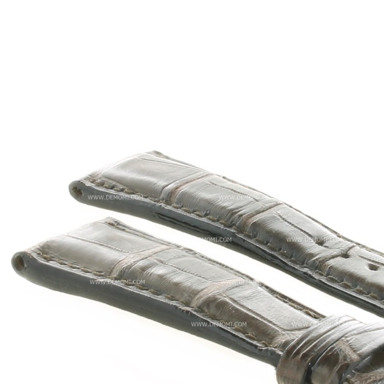 Zenith Cinturino Alligatore Marrone opaco 17/23 mm 23.491