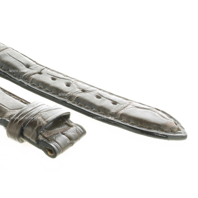 Zenith Cinturino Alligatore Marrone opaco 17/23 mm 23.491