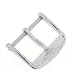  Longines Fibbia ardiglione acciaio - steel pin buckle 14 mm 
