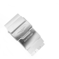 Longines Chiusura Deployante L639124409 acciaio 19 mm Hydroconquest e Conquest
