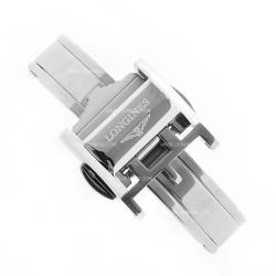 Longines Chiusura Déployante Doppia acciaio 12 mm  - fits any leather strap