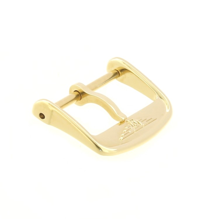 Longines Fibbia ardiglione PVD Yellow Gold 14 mm L649101653 in Acciaiio