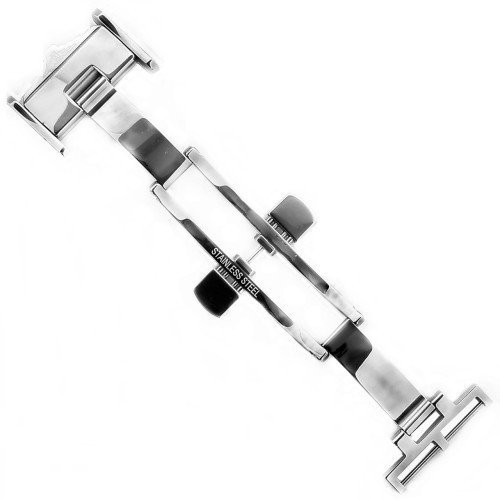 Longines Chiusura Deployante Doppia L639119706 acciaio 18 mm