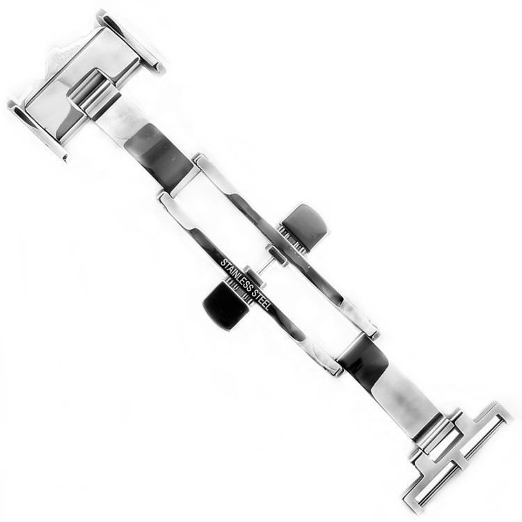 Longines 20 mm L639119748 steel Double deployant clasp