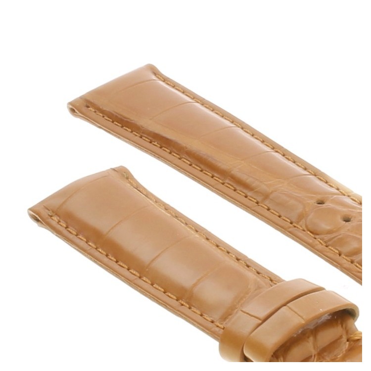 Cinturino Alligatore Marrone Miele Opaco 20/16 mm B40B classico