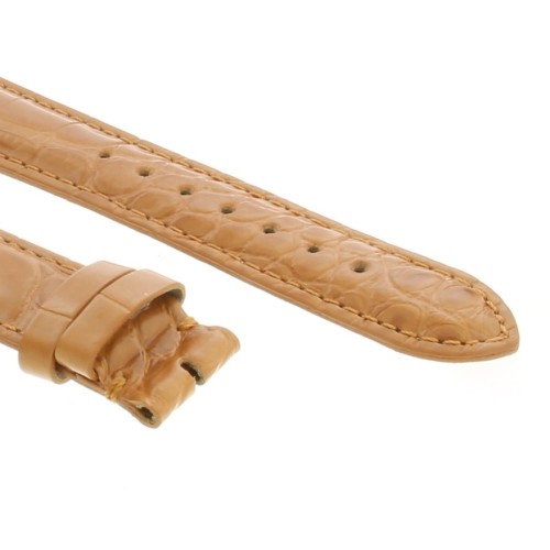 Cinturino Alligatore Marrone Miele Opaco 20/16 mm B40B classico