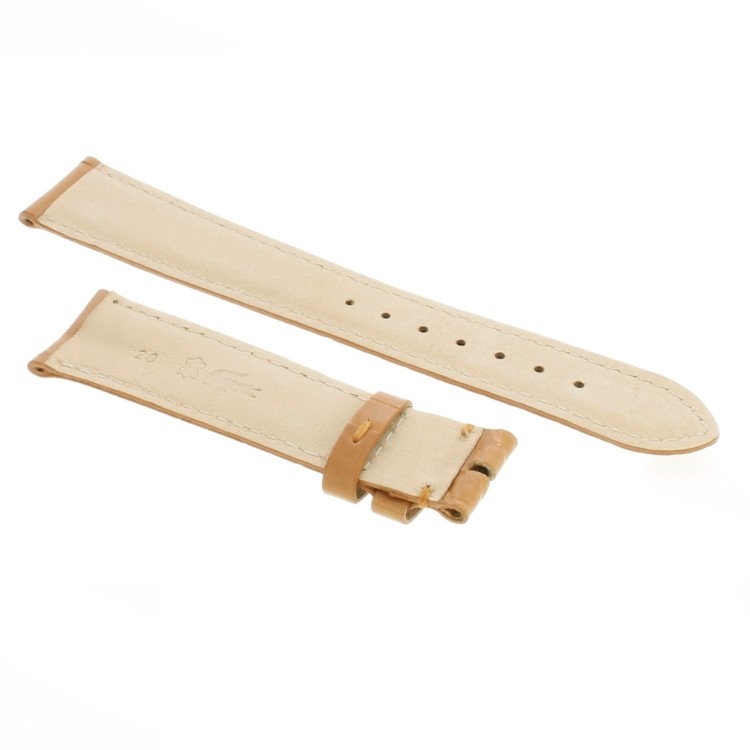 Cinturino Alligatore Marrone Miele Opaco 20/16 mm B40B classico