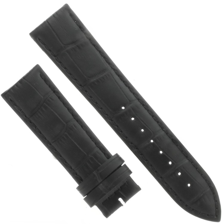 Cinturino Stampa Alligatore Nero opaco 22/20 mm B4B classico