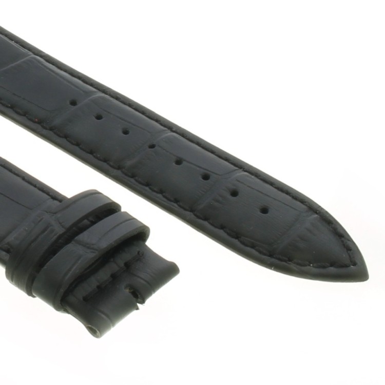 Cinturino Stampa Alligatore Nero opaco 22/20 mm B40B classico