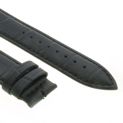 Cinturino Stampa Alligatore Nero opaco 22/20 mm B4B classico