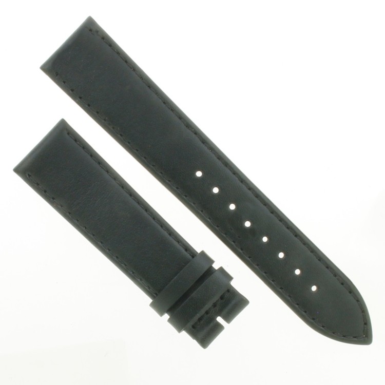 Cinturino Pelle Vitello Nero 18/16 mm B30B classico piatto