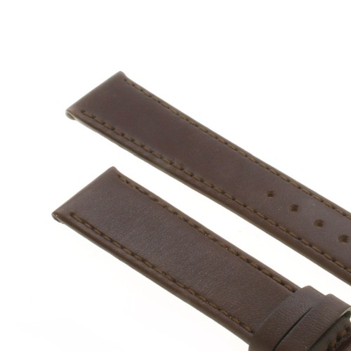 Cinturino Pelle Vitello Marrone 18/16 mm B30B classico piatto