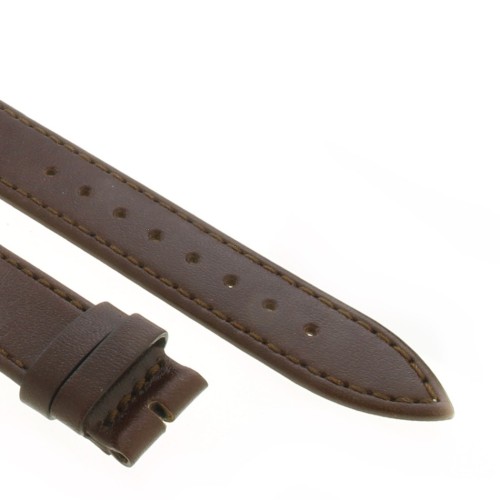 Cinturino Pelle Vitello Marrone 18/16 mm B30B classico piatto