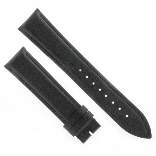 Cinturino Pelle Riciclata Nero 20/18 mm B45B classico cucito