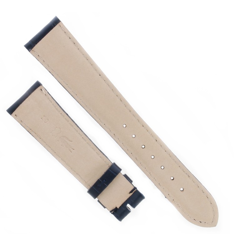 Cinturino Alligatore Blu Scuro Opaco 20/16 B40B forma classico