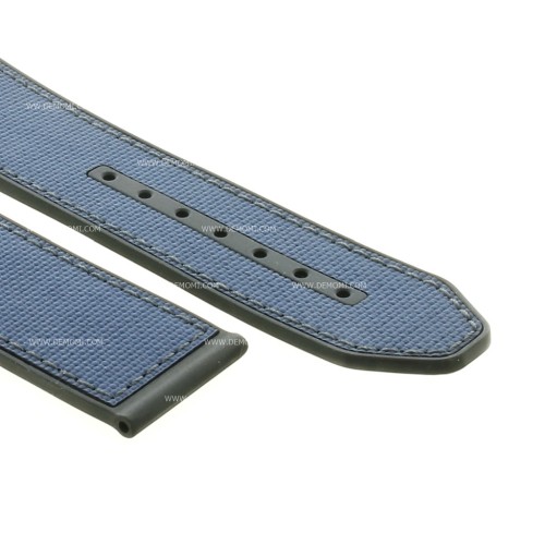 Zenith Cinturino 27.00.2322.920 Caucciù Nero e Blu 23/22 mm effetto cordura Defy 21, Inventor, 