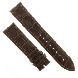 Cinturino Stampa Alligatore Marrone Semilucido 20/18 mm B28B classico