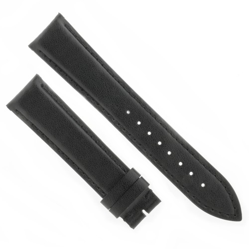 Cinturino Pelle Riciclata Nero 20/18 mm B45B classico cucito