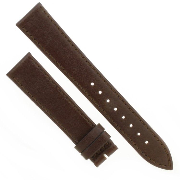 Cinturino Pelle Vitello Marrone 18/16 mm B30B classico piatto