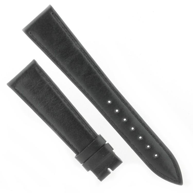 Cinturino Pelle Vitello Nero opaco 20/16 mm B32B classico