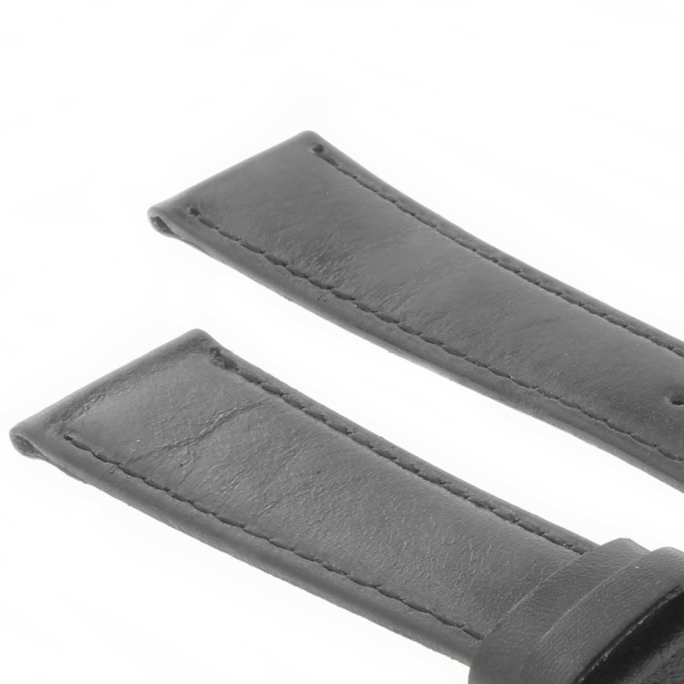 Cinturino Vitello Nero opaco 20/16 mm classico