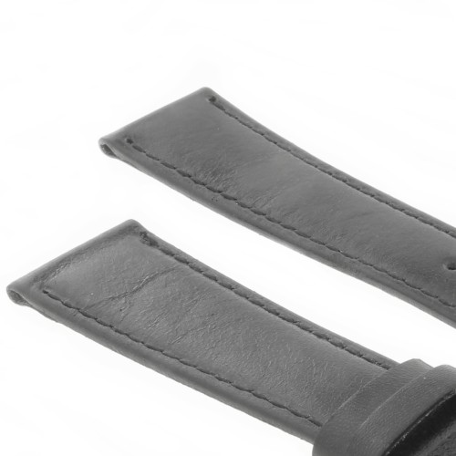 Cinturino Vitello Nero opaco 20/16 mm classico