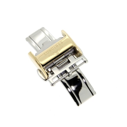 Longines Chiusura Deployante Doppia L639120592 acciaio 16 mm