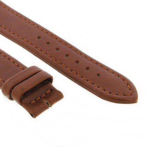 Cinturino Water Resistant Vitello Marrone opaco 20/18 mm classico