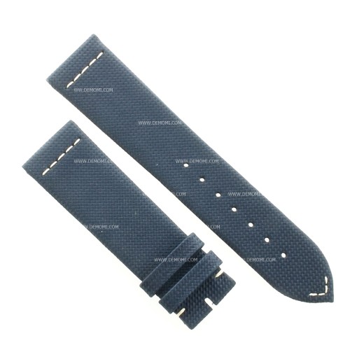 Longines Cinturino Sintetico Blu 22/20 mm per Heritage Legend Diver L3.674.4 - L3.774.4