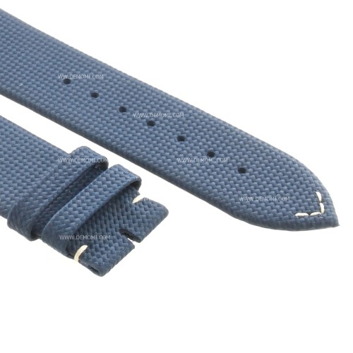 Longines Cinturino Sintetico Blu 22/20 mm per Heritage Legend Diver L3.674.4 - L3.774.4