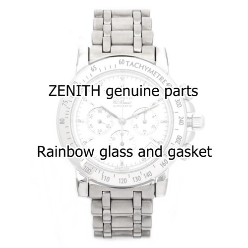 Zenith Vetro Zaffiro + Giunto per  cronografo Rainbow ref 02.0360.400, 41.0360.400 e simili..