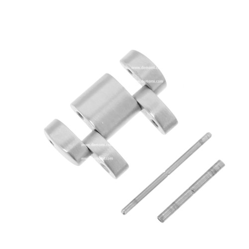 Zenith mezza Maglia per Bracciale Rainbow Flyback Mark III  acciaio con perni. Misure: 17,5 x 7 x 3,5 mm
