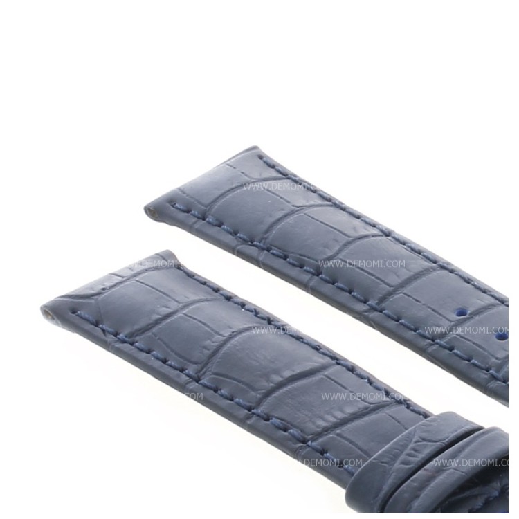 Longines Cinturino Stampa Alligatore BLU 20/16 mm con chiusura